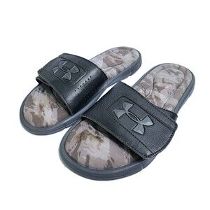 Under Armour 4D Foam Men’s Size 8 Camo Brown Mercenary Slides Slip On Sandals